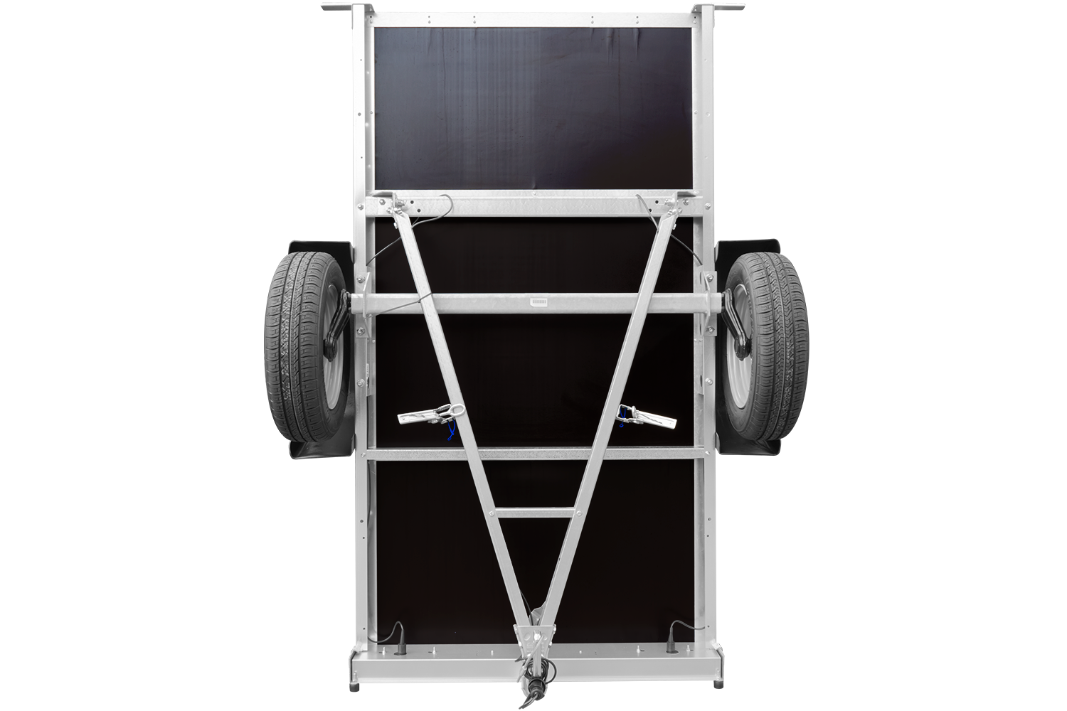 Kippbarer Pkw Anhänger GARDEN TRAILER 200 KIPP mit zusätzlichen Bordwänden, Stützrad und Flachplane